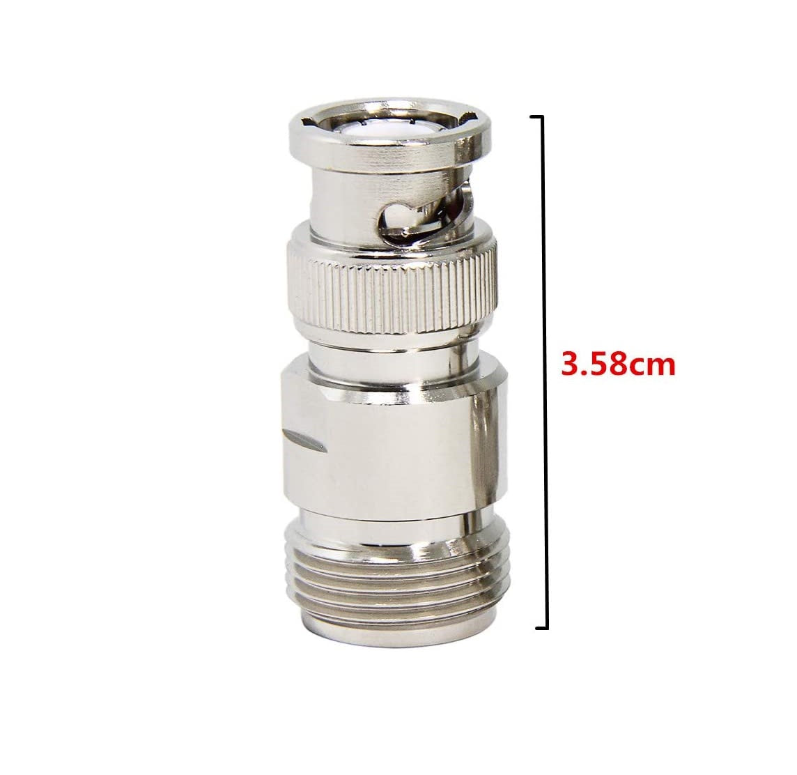 Adaptador BNC Macho a N Hembra