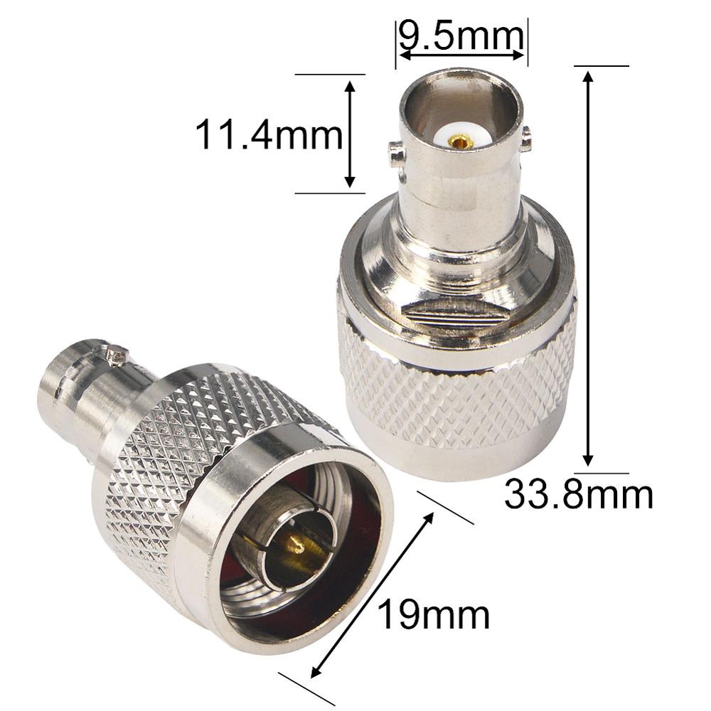 Adaptador BNC Hembra a N Macho