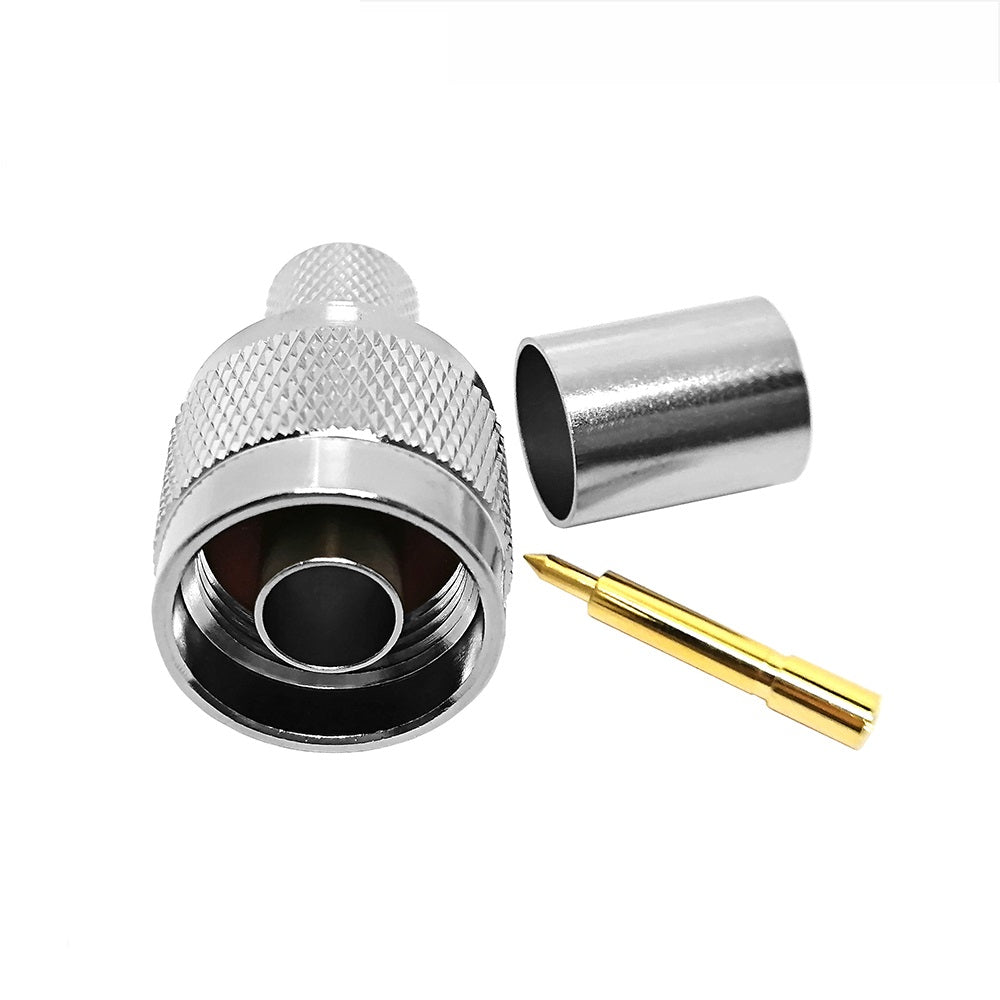 Conector N (macho) crimpable para cable RG11