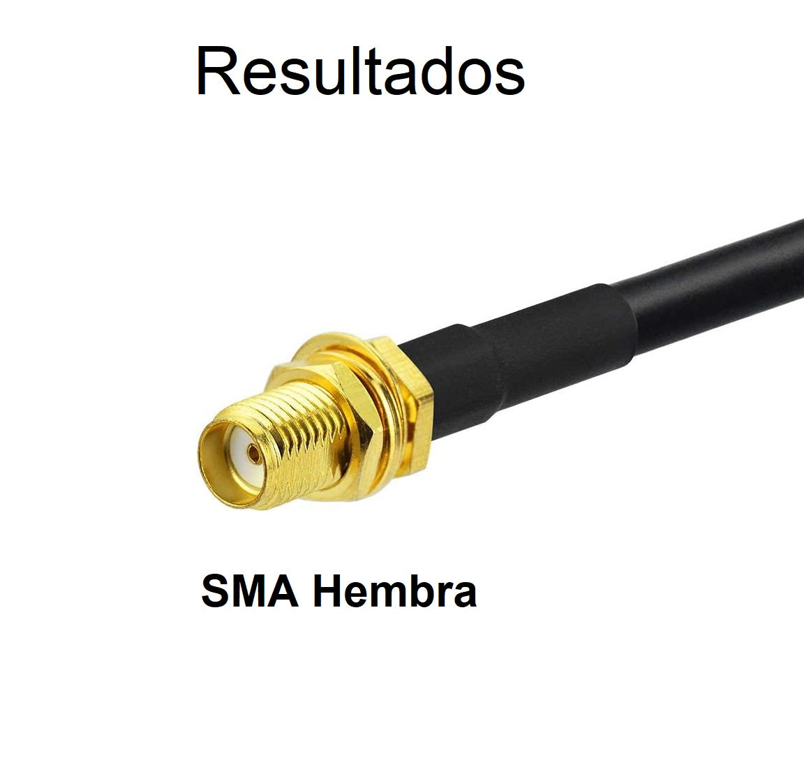 Conector SMA (Hembra) Para Cable RG6