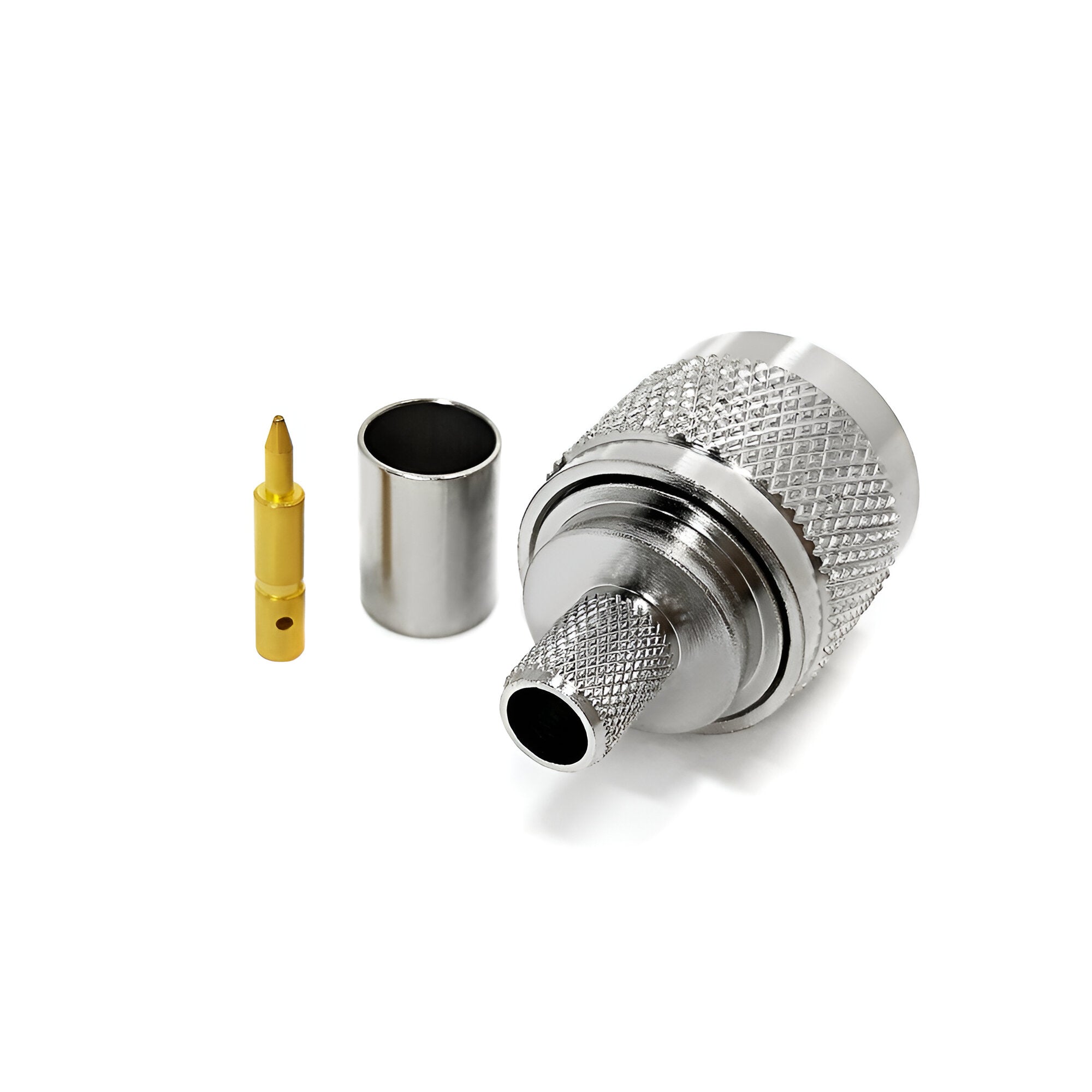 Conector N (macho) crimpable para cable RG6