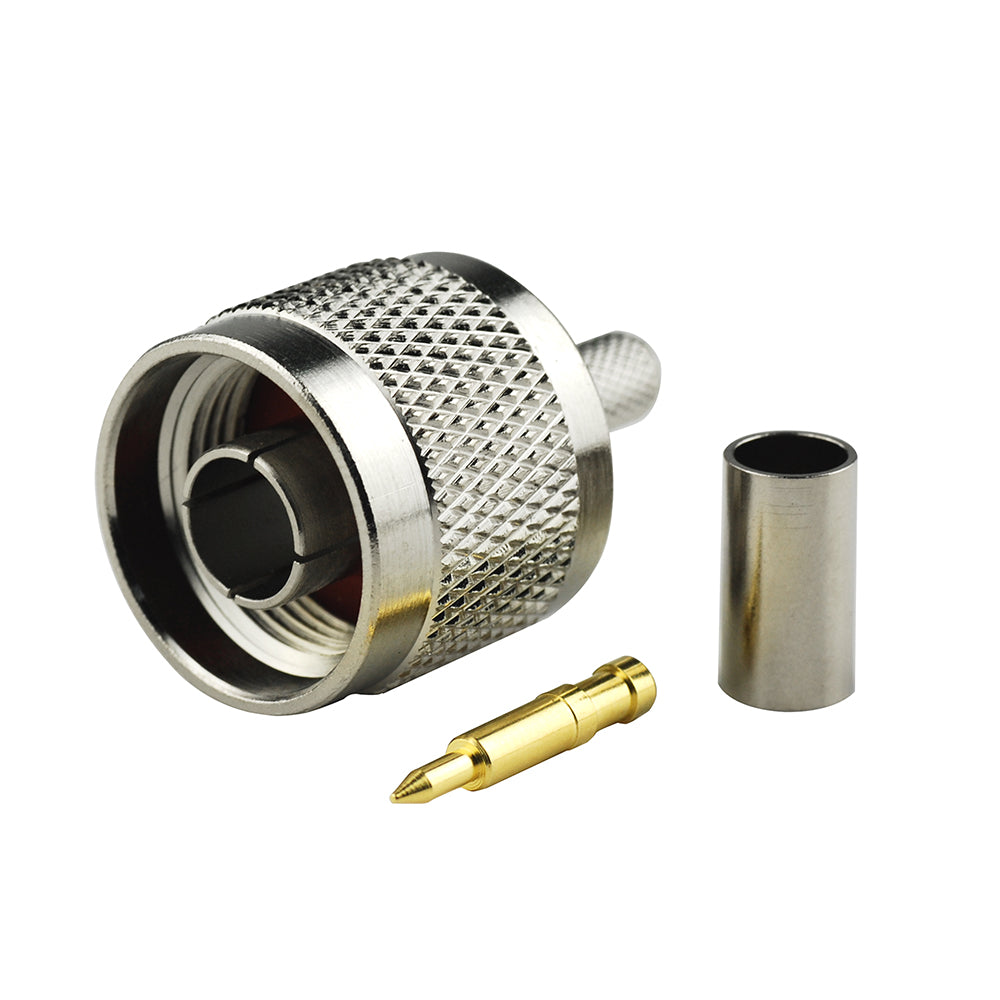 Conector N (macho) crimpable para cable RG58