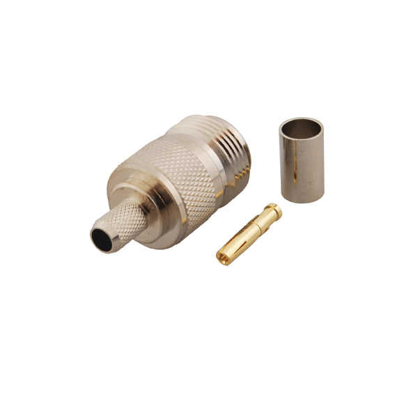 Conector N (Hembra) para cable RG58