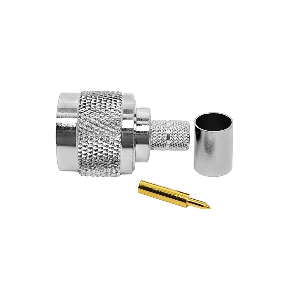 Conector N (macho) crimpable para cable RG6