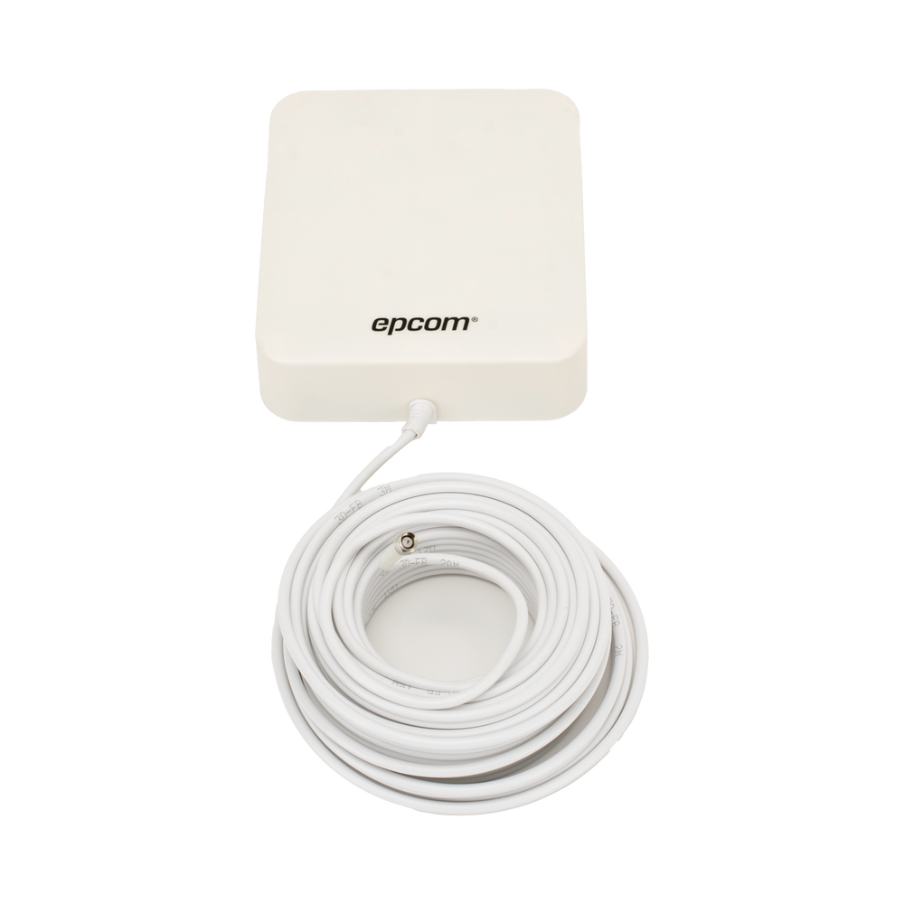 Antena panel utilizada en el interior con cable RG58 de 15 m