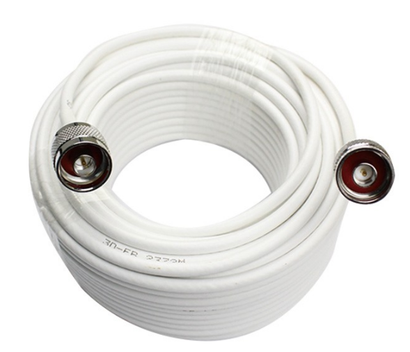 Cable de 20m Conector N Macho a N Macho