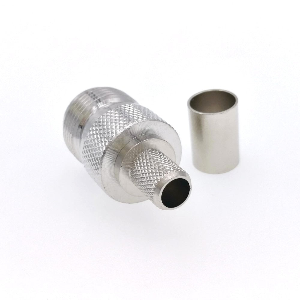 Conector N (Hembra) crimpable para cable RG6