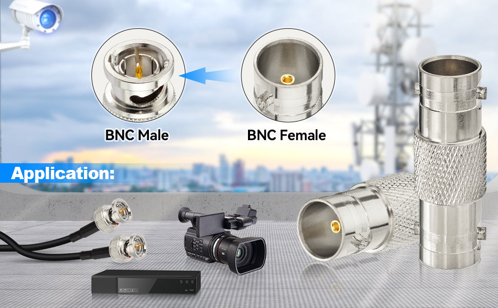 Adaptador BNC Hembra a BNC Hembra