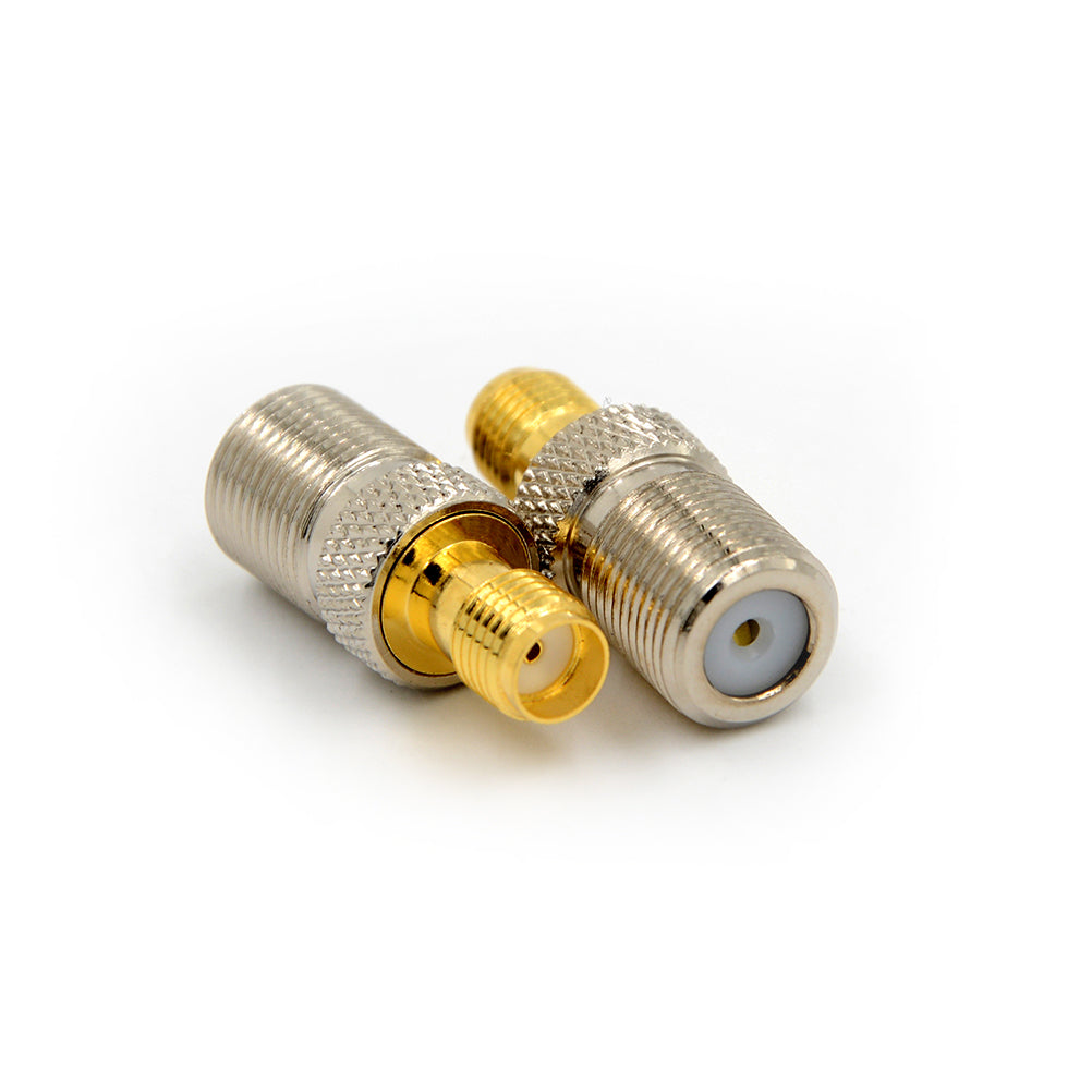 Adaptador Coaxial F Hembra a SMA Hembra