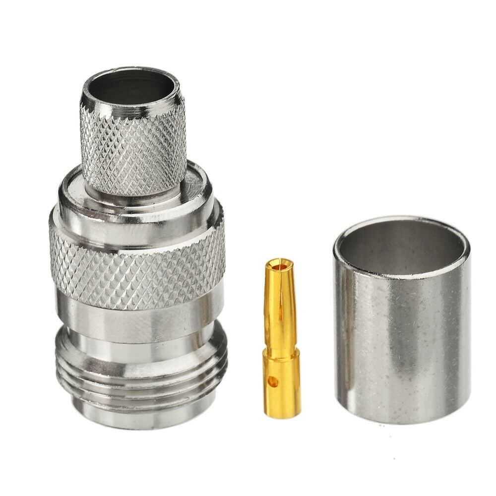 Conector N (Hembra) crimpable para cable RG11