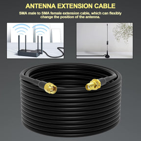 Cable de 15m Conector SMA Macho a SMA Hembra