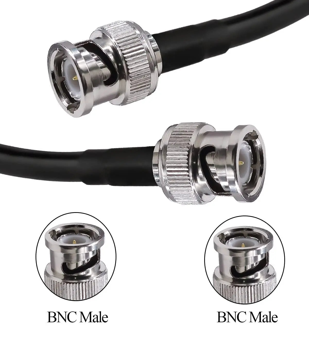 Cable 10 m BNC macho a BNC macho