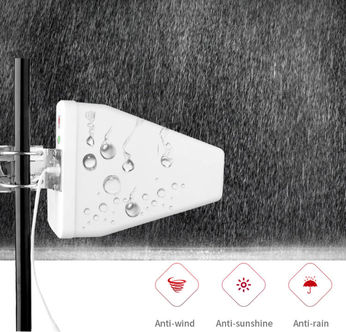 Antena Logaritmica 3G y 4G de Alta Ganancia (11 dBI)