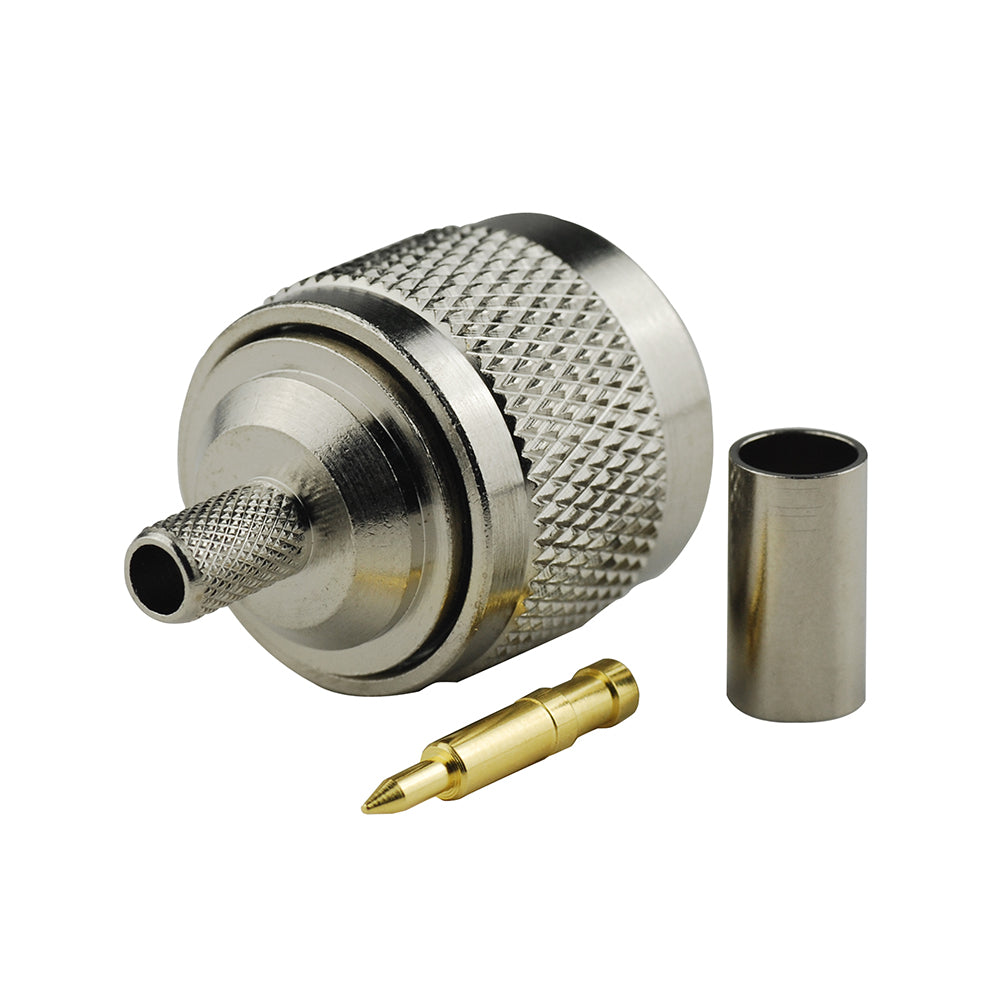 Conector N (macho) crimpable para cable RG58