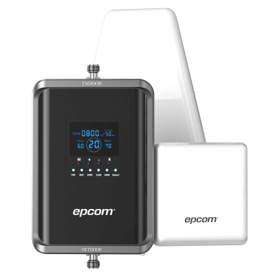 Kit EPCOM EP-5G-PBS-V2 con amplificador y antenas exterior e interior