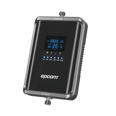 Vista en perspectiva del amplificador celular EPCOM EP-5G-PBS-V2