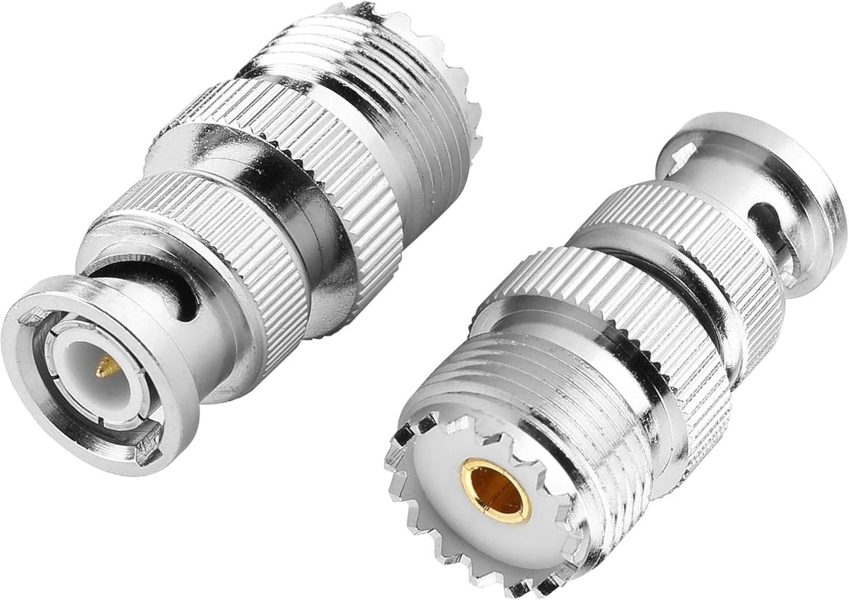 Adaptador BNC macho a UHF hembra - vista principal